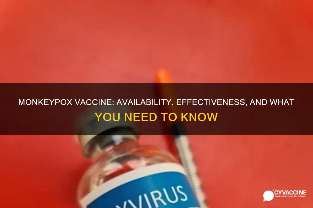 do they have a monkeypox vaccine
