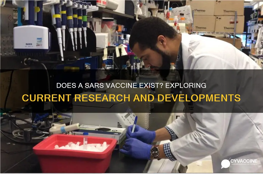 do they have a sars vaccine