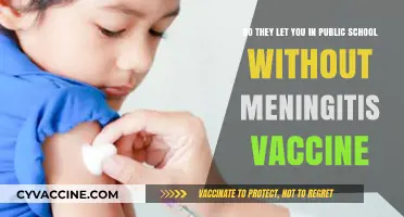 Meningitis Vaccine: A Public School Entry Requirement?