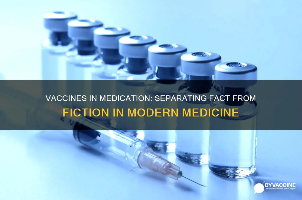 do they put vaccines in medication