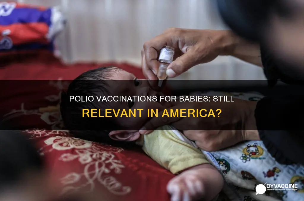 do they still vaccinate babies in america for polio