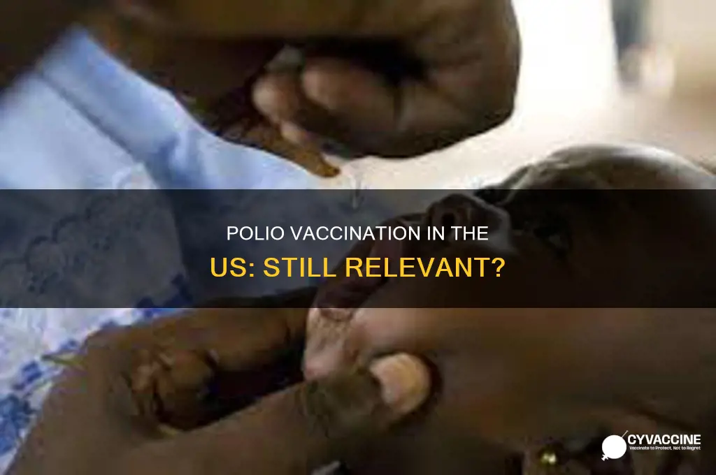 do they still vaccinate for polio in the united states