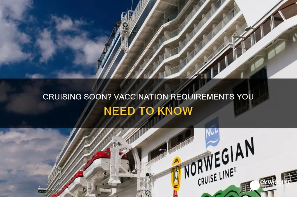 do tou have to be vaccinated to cruise