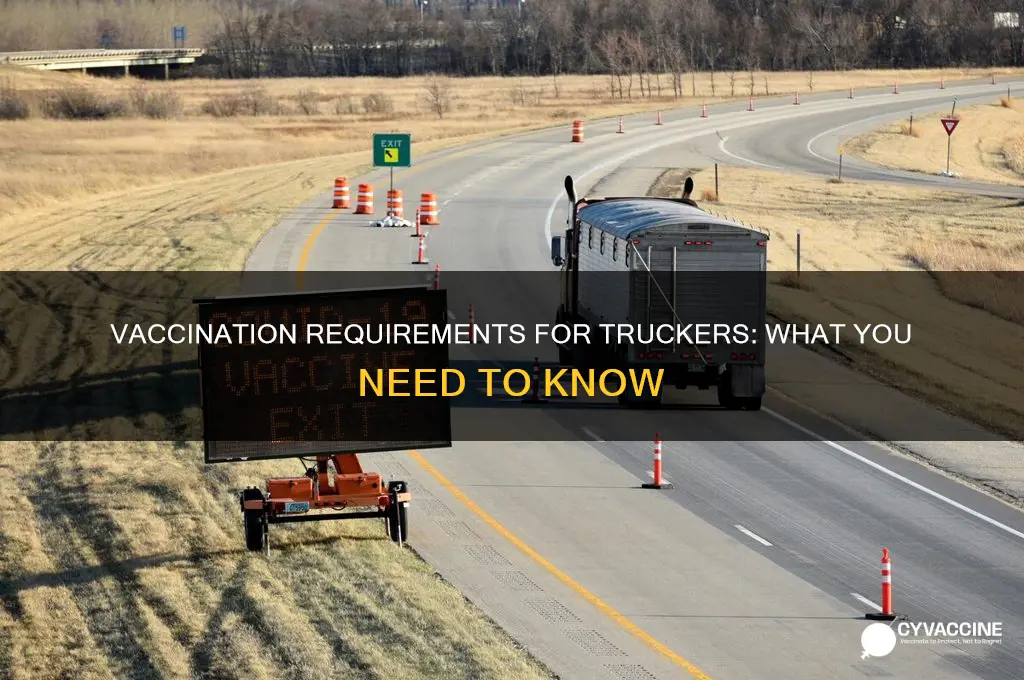 do truckers have to be vaccinated