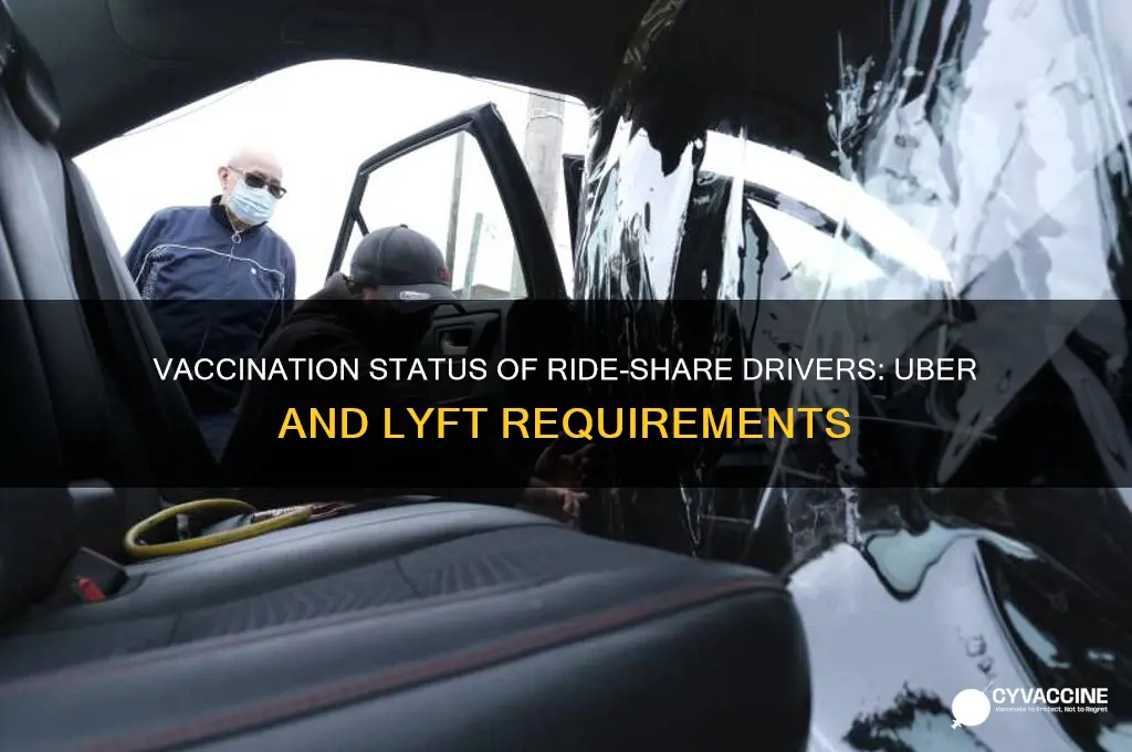 do uber and lyft drivers have to be vaccinated