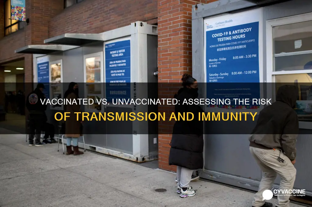 do unvaccinated put vaccinated at risk