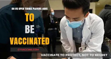 US Open Tennis: Vaccination Rules for Players