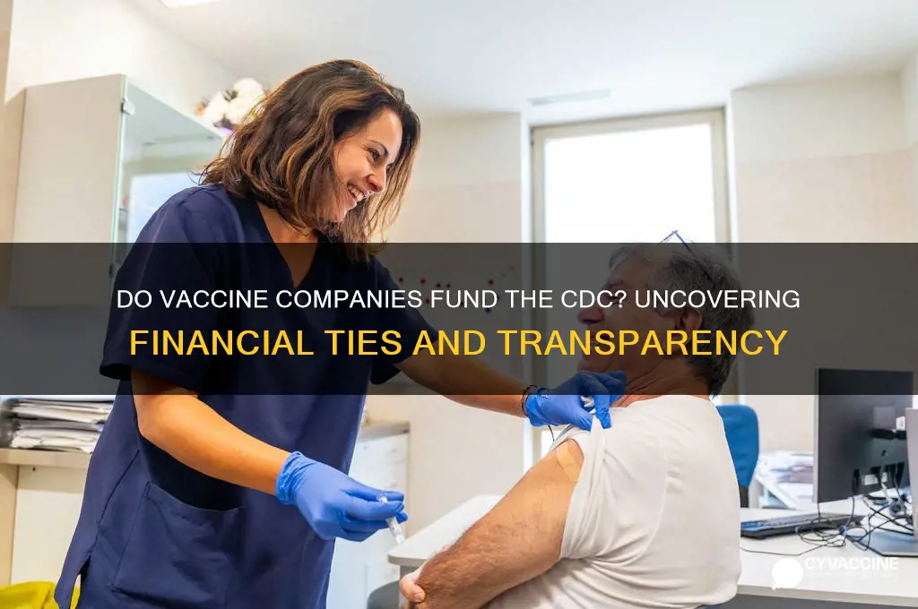 do vaccine companies pay the cdc
