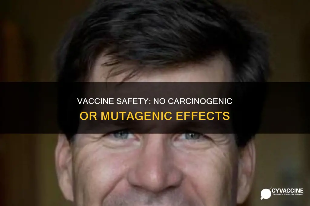 do vaccine say has not been evaluated for carcinogenic mutagenic