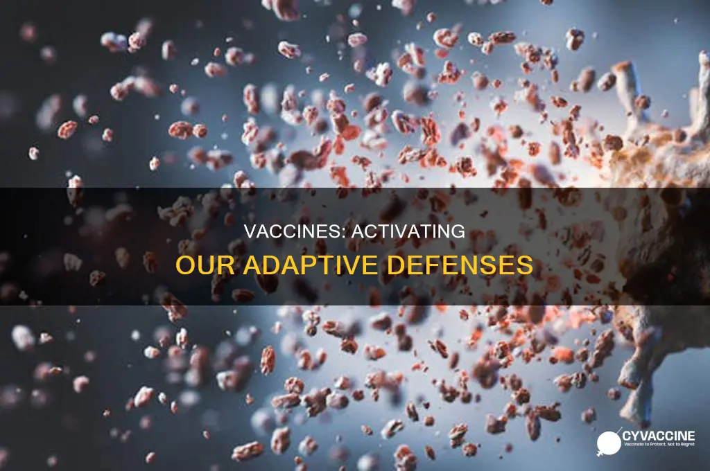 do vaccines activate the adaptive or innate immune response
