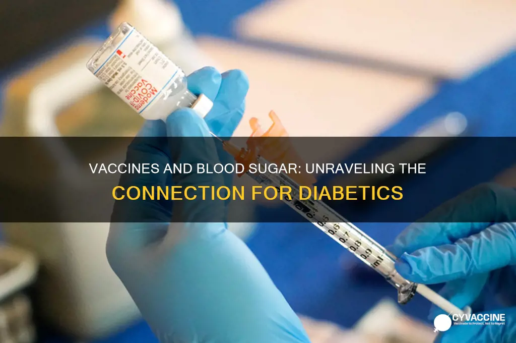 do vaccines affect blood sugar levels