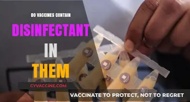 Debunking Myths: Do Vaccines Contain Disinfectants? The Truth Revealed