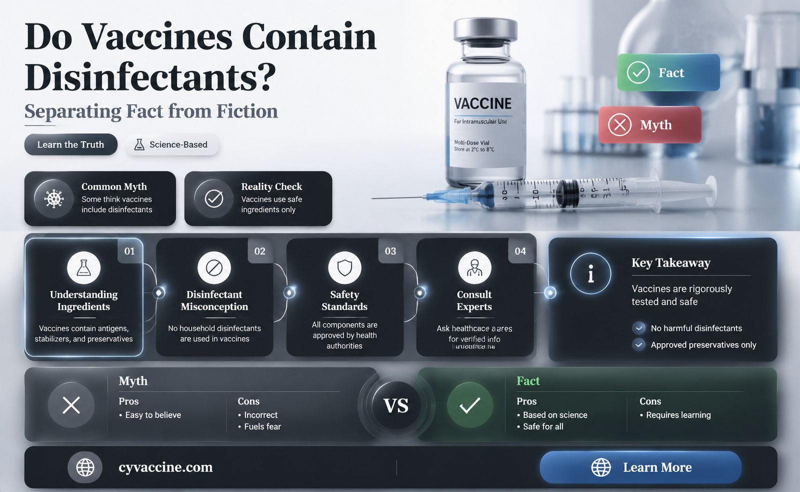 are there any disinfectants in vaccines