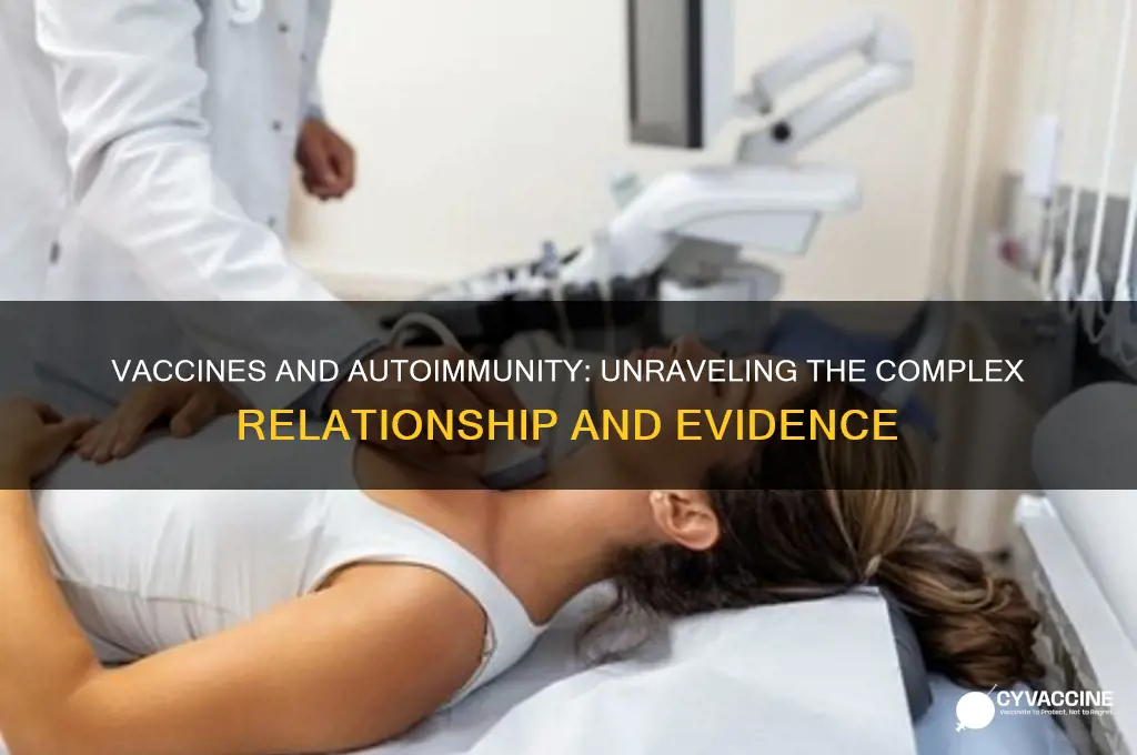 do vaccines contribute to autoimmune conditions