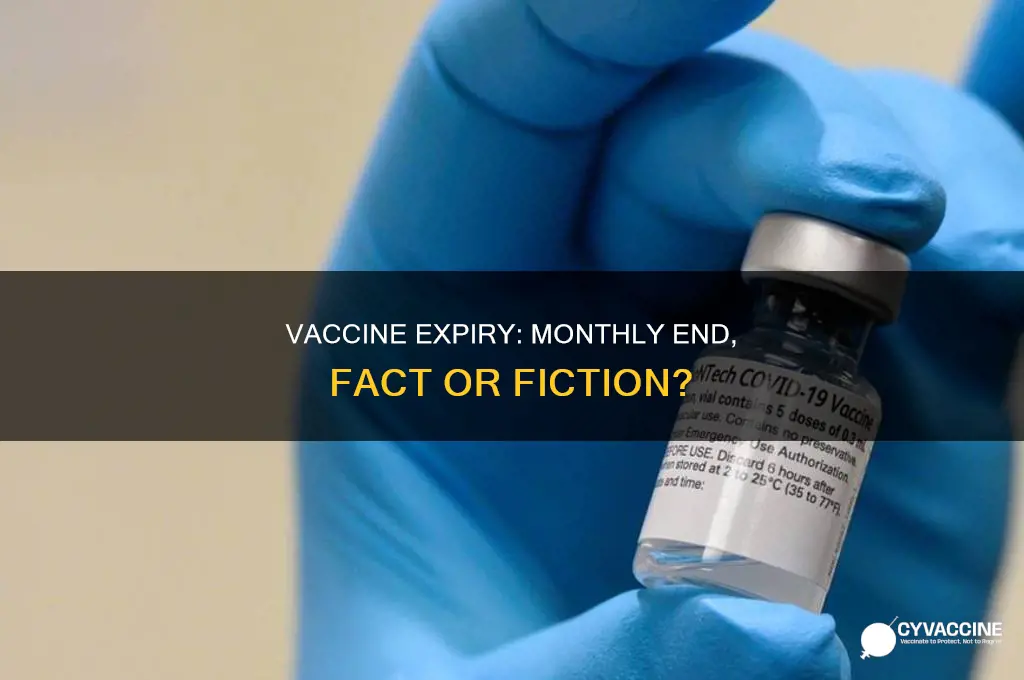 do vaccines expire at the end of the month