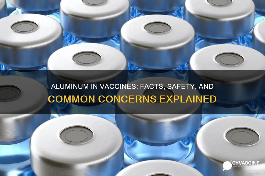 do vaccines have aluminum in them