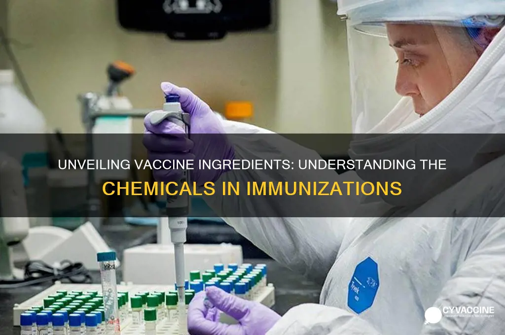 do vaccines have chemicals in them