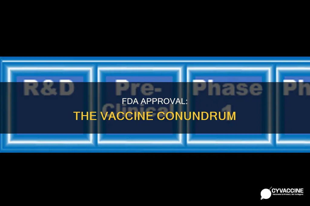do vaccines have to be approved by the fda