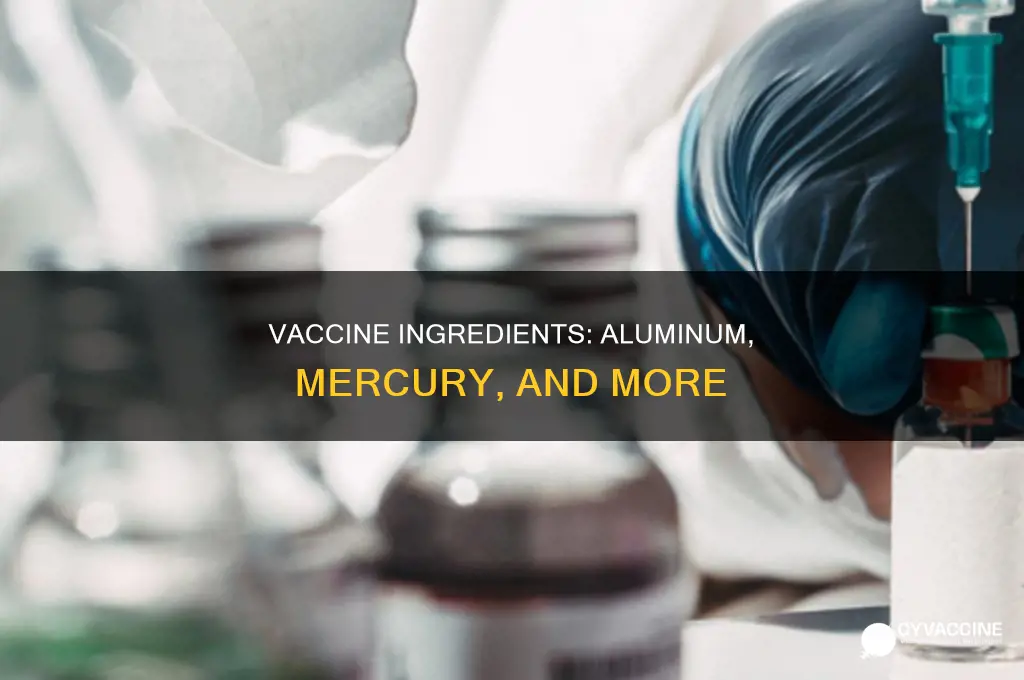 do vaccines include aluminum mercury formaldihyde and propelyne glycol