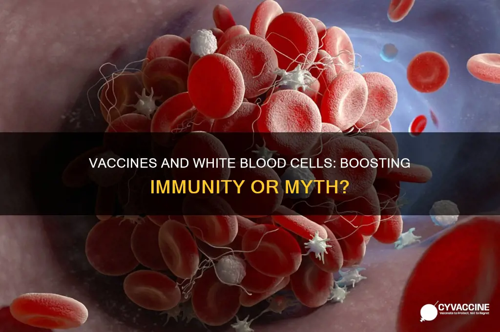 do vaccines increase white blood cells