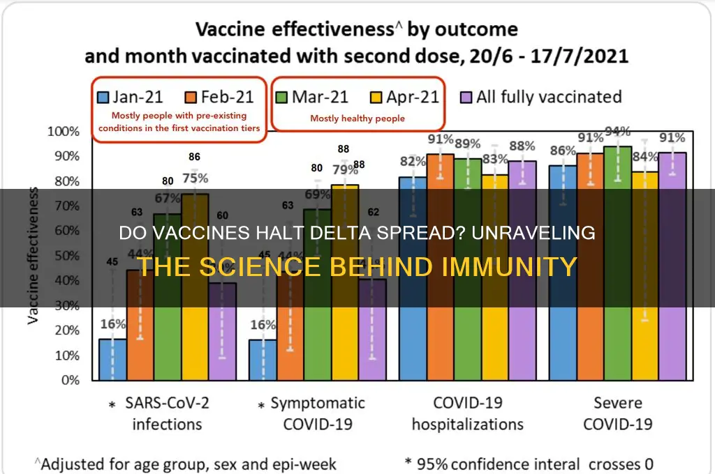 do vaccines prevent spread of delta