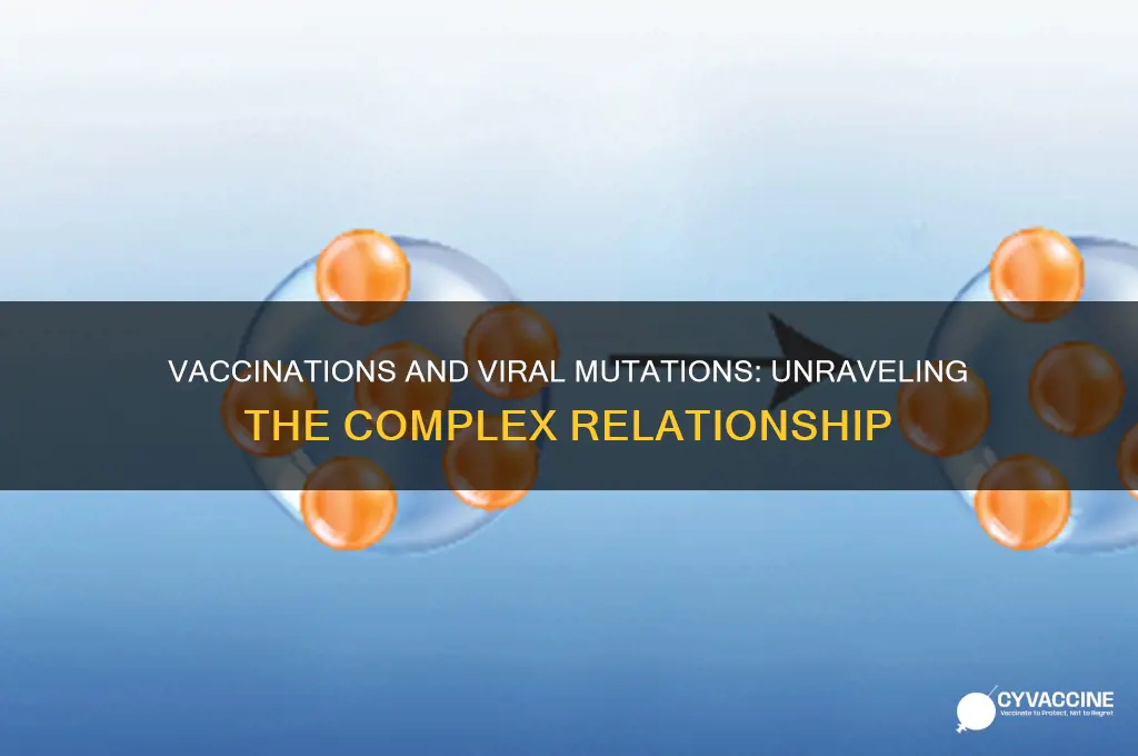 do viruses mutate because of vaccinations