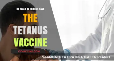 Walk-in Clinics: Quick Tetanus Shots Available