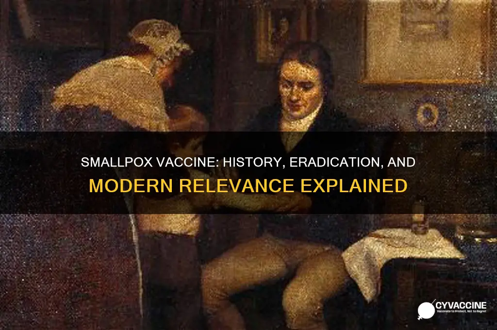 do we have a smallpox vaccine