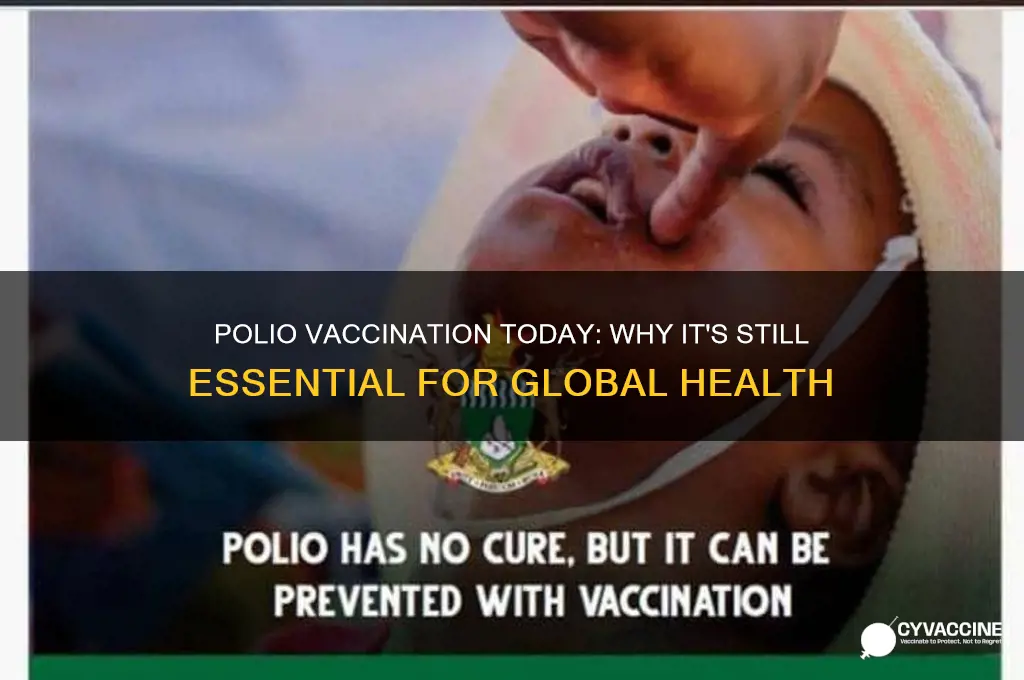 do we still vaccinate against polio