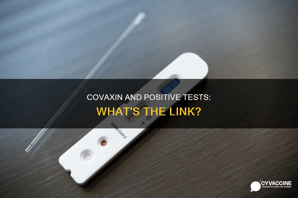 do we test positive after taking covaxin vaccine