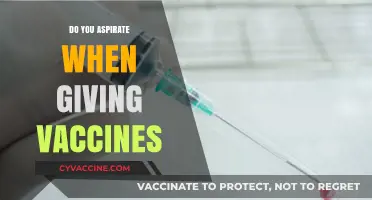 Aspiration Technique: Essential or Optional When Administering Vaccines?