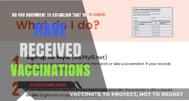 Vaccination Record: Proof of Immunization