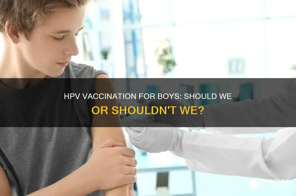 do you feel boys should be vaccinated for human papillomavirus