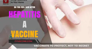 Hepatitis A Vaccine Side Effects: Feeling Sick?