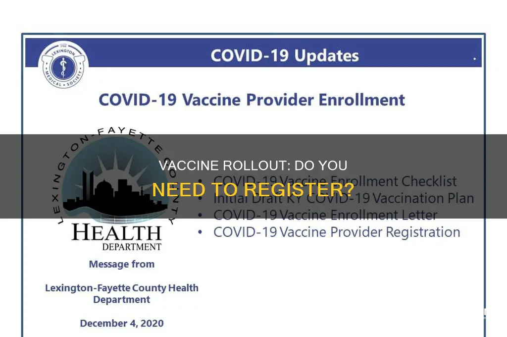 do you have to apply for the vaccine