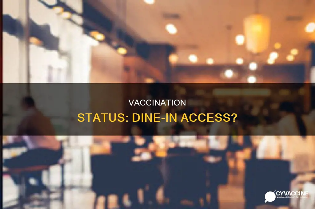 do you have to be fully vaccinated to dine in