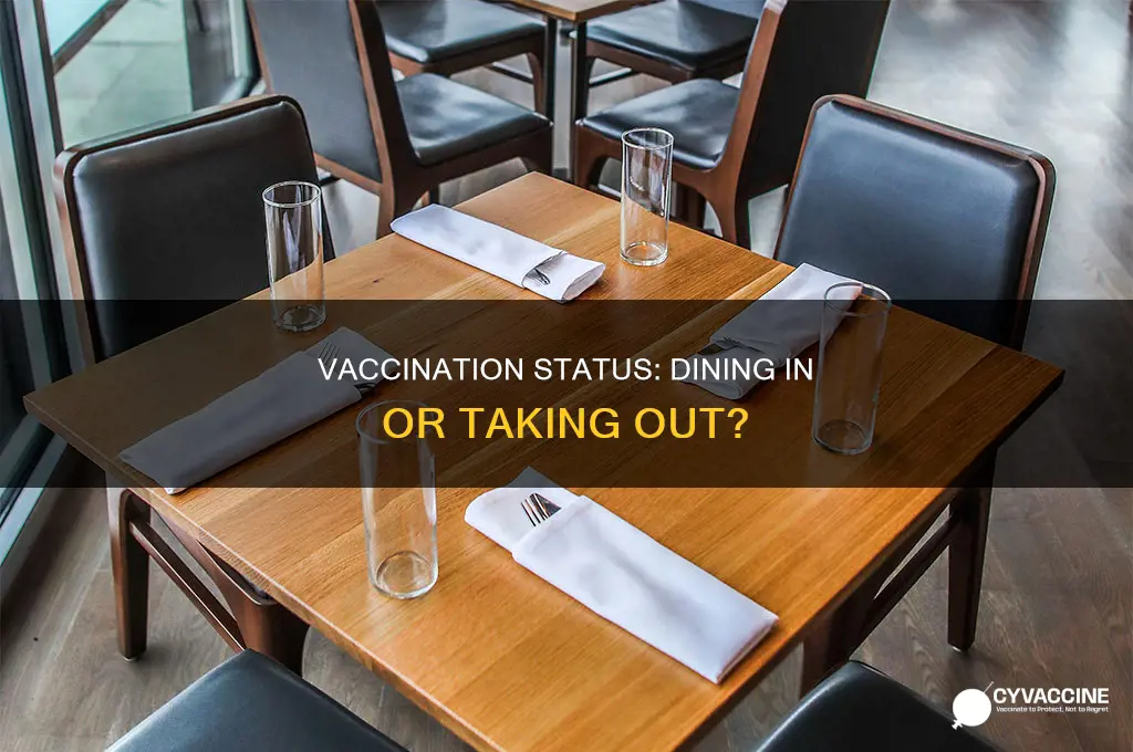 do you have to be fully vaccinated to eat indoors