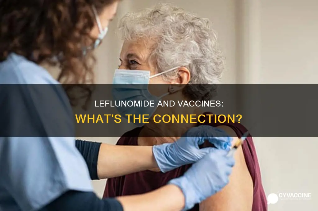 do you have to be vaccinated after leflunomide