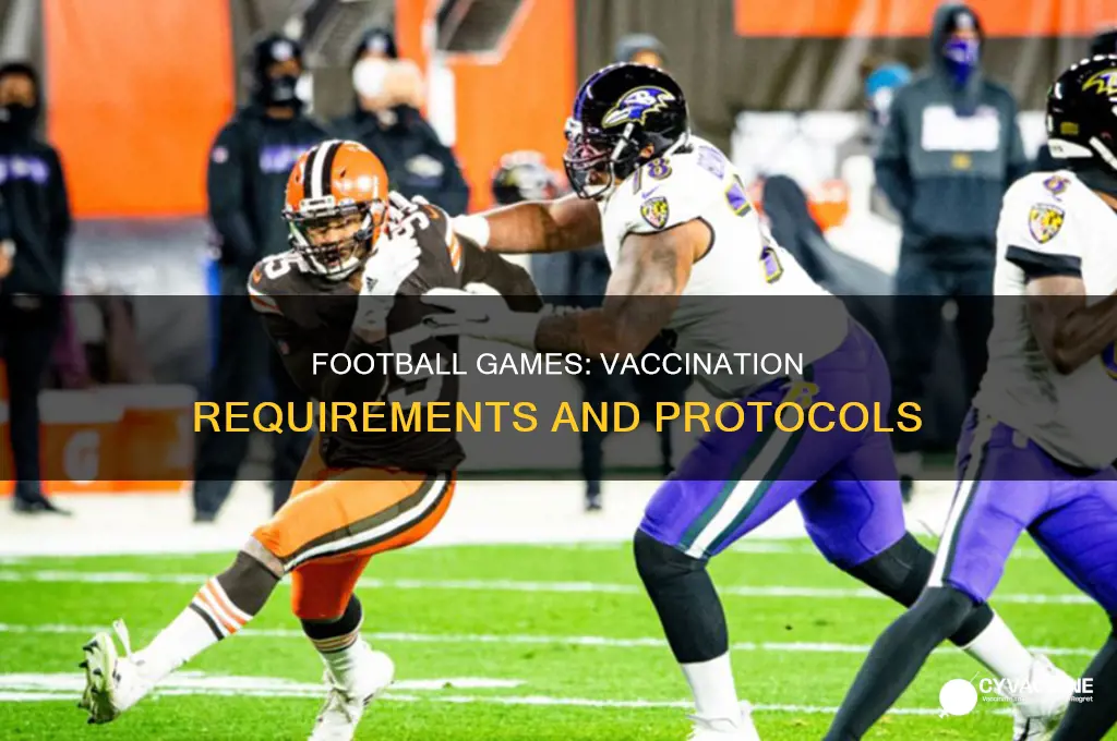do you have to be vaccinated for football games