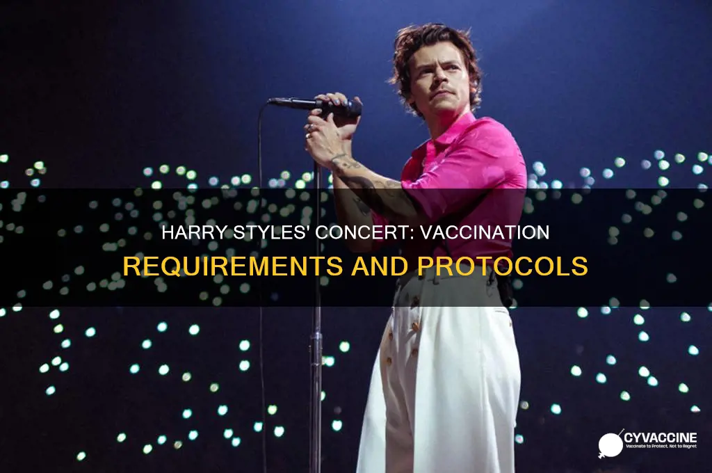 do you have to be vaccinated for harry styles concert