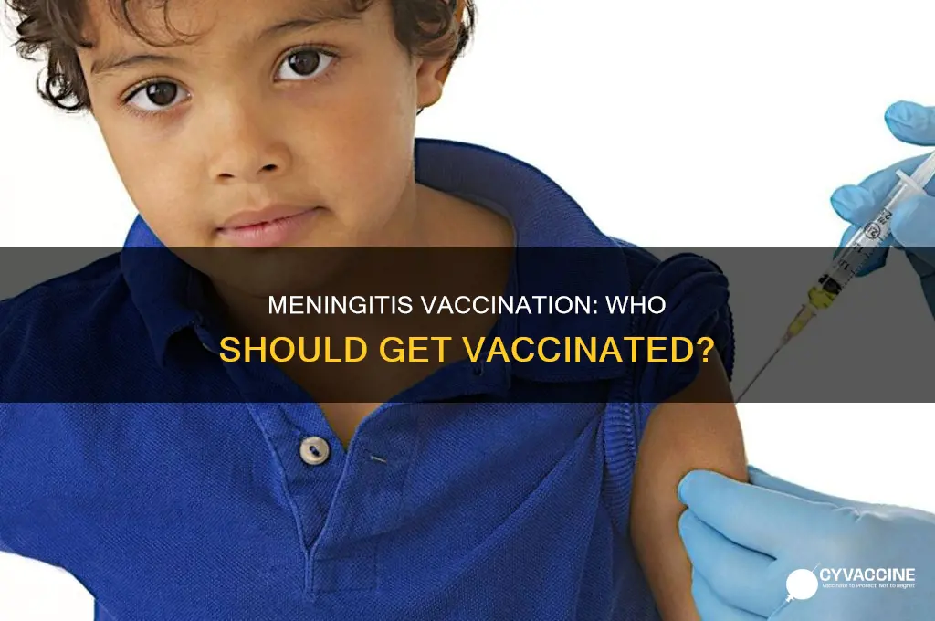 do you have to be vaccinated for meningitis