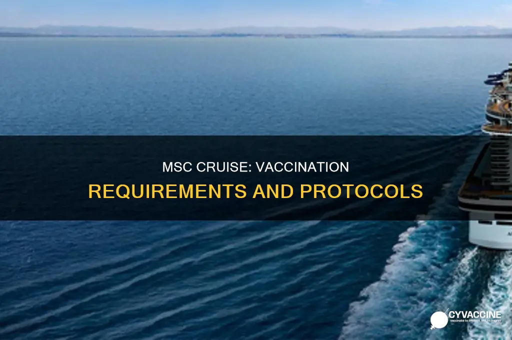 do you have to be vaccinated for msc cruise