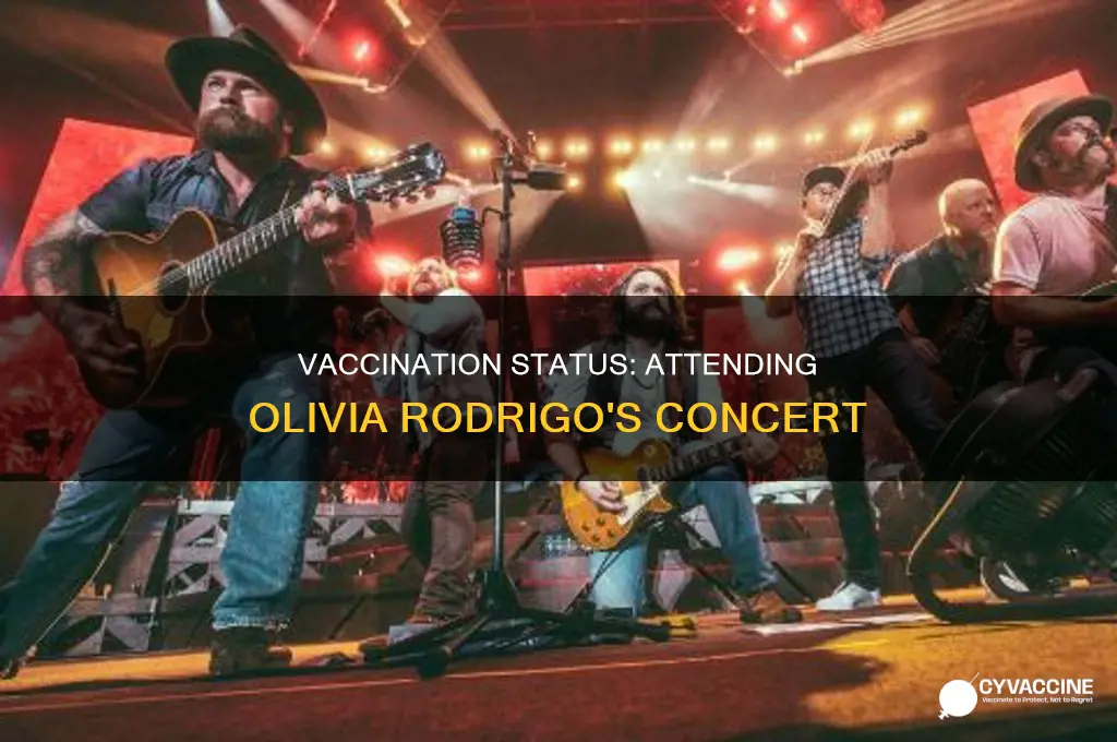 do you have to be vaccinated for olivia rodrigo concert