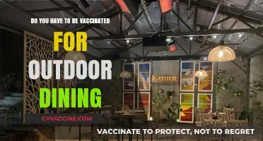 Outdoor Dining: Vaccination Requirements and Rules
