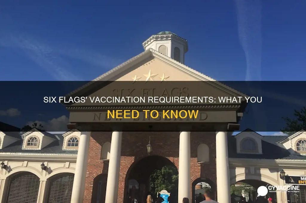 do you have to be vaccinated for six flags