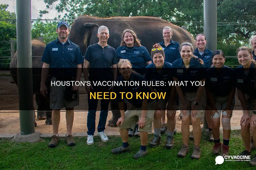 do you have to be vaccinated in houston