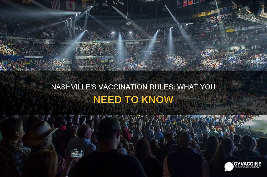 do you have to be vaccinated in nashville
