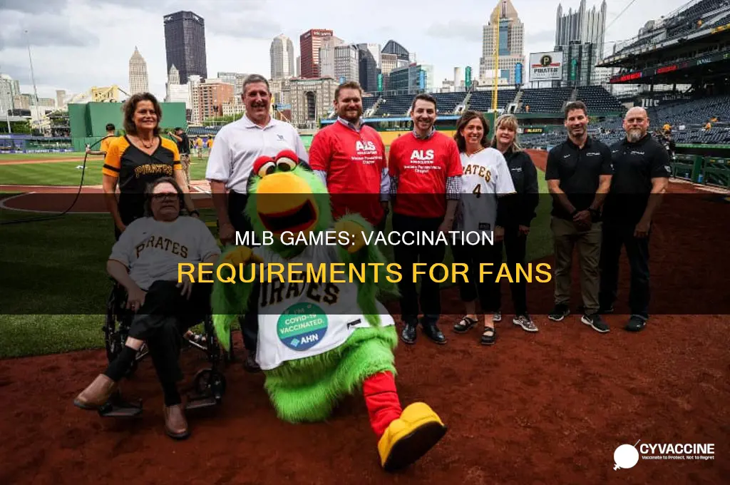 do you have to be vaccinated to attend mlb games