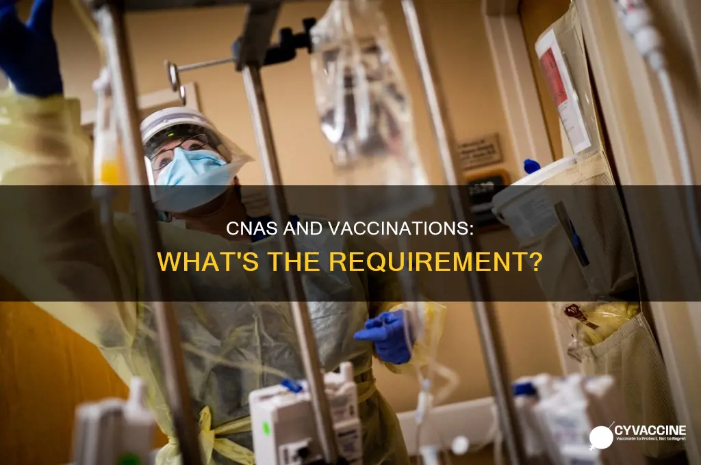 do you have to be vaccinated to be a cna