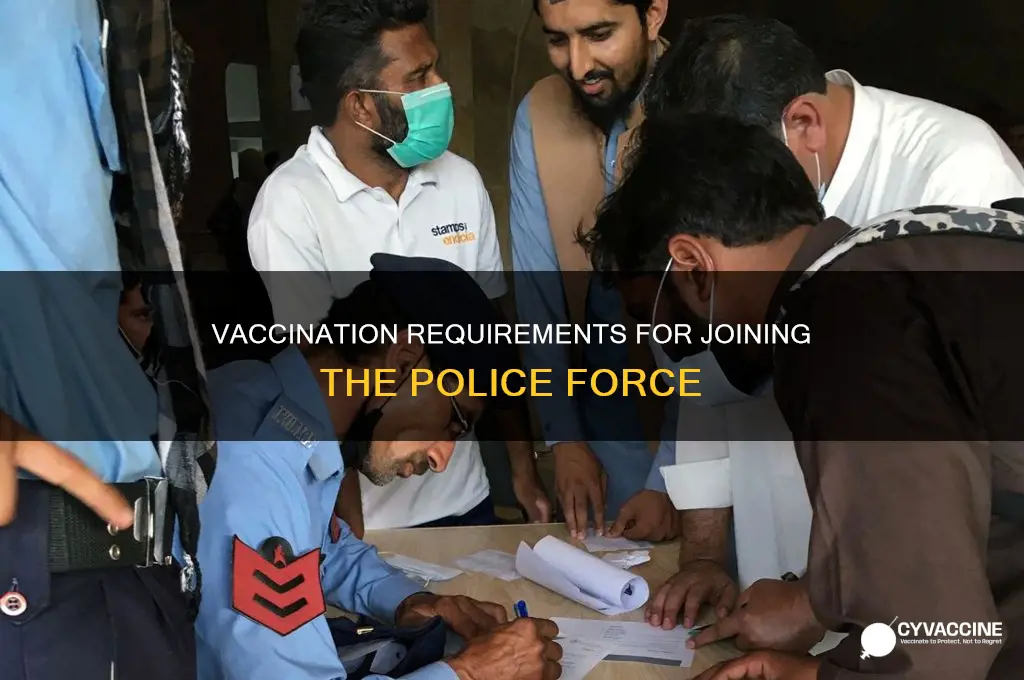 do you have to be vaccinated to be a cop